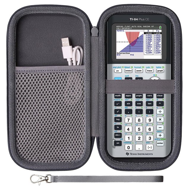Funda LTGEM Compatible con Calculadoras Gráficas TI Gris