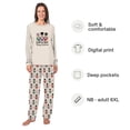thumbnail image 2 of Y’all Are Nuts Matching Family Christmas Pajamas, Funny Nutcracker Merry Christmas PJs for Family and Pet, Cream, 2 of 7