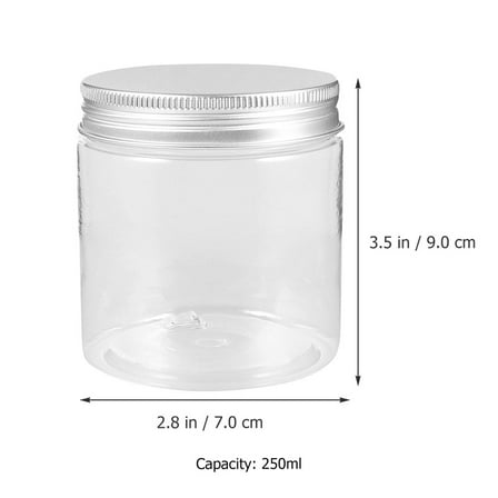 LEXSOMEO 12Pcs Small Jars with Airtight Lid Clear Canning Jar Reusable Small Jams Jars