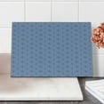 thumbnail image 2 of Anchor Cutting Board, Geometric Nautical Design with Zigzag Wavy Backdrop Travel Coastal, Decorative Tempered Glass Cutting and Serving Board, in 3 Sizes, by Ambesonne, 2 of 5