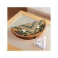 thumbnail image 4 of Mancala Game Board Set - Decorative Hand Painted Wood Travel Boardgame, 4 of 4