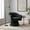 Green, variant on Modern Cream Corduroy Swivel Accent Chair with Channel Tufting
