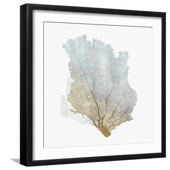 Art.com Delicate Coral I Art Print by Isabelle Z, Black Frame Wall Art, 21" x 21"