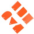 thumbnail image 1 of QJUHUNG 6pcs Plastic Clay Scraper Handle Carved Soft Clay Sculpture Tool, 1 of 7
