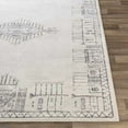 thumbnail image 6 of Mark&Day Area Rugs, 9x12 Sandebuur Global Medium Gray Area Rug, Grey White Carpet for Living Room, Bedroom or Kitchen (9' x 12'3"), 6 of 8