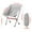GY, variant on Chmadoxn Folding Chair 7075 Aluminum Alloy Convenient Lazy Backrest Leisure Home Camp Fishing Chair Camping chairs