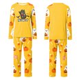 thumbnail image 4 of Halloween Pajamas Family Matching Set - 2 piece Ghost Pumpkin Print Long Sleeve Top & Pants Loungewear,Halloween Pajamas for Family Matching Sets & Xmas for M Pjs, 4 of 4