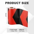 thumbnail image 2 of Uxcell Reflective Tape, Self-Adhesive Trailer Reflector Tape Waterproof Warning Sticker Red-black 8 Inch x 49 Feet, 2 of 6