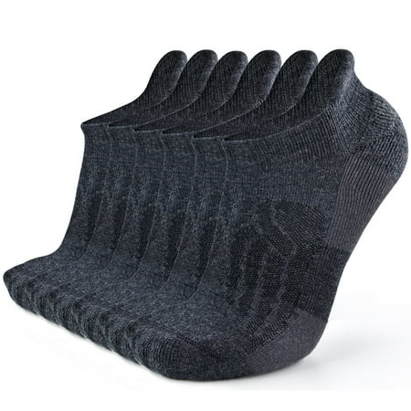 

Busy Socks Women s Warm Non Blister Wool Socks Dark Grey Medium 6-Pack