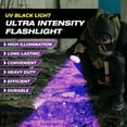 thumbnail image 2 of Linterna de luz negra UV KOBRA 395 nm 100 LED 18 W (amarilla), 2 of 8