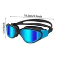 thumbnail image 3 of Klonfd Advanced Swim Goggles For Clear And Comfortable Fit Fog Swim Eyewear For Pool And Open Water Training Ergonomic Nose Bridge Quick Adjust Strap Lens, 3 of 6
