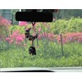 thumbnail image 4 of Accesorios de coche negro Obsidiana Cristal Coche Espejo retrovisor Colgante Accesorios Cristal Coche Colgante Adorno Luna Lindo Hippie Boho Coche Decoración Accesorios para Mujeres Hombres, 4 of 5