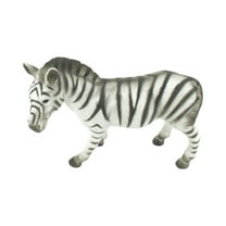 Zebra, Very Large, Soft Rubber Animal, Educational, Toy, Kids, Realistic Figure, Lifelike Model, Figurine, Replica, Gift, 11" ABC19 BB300
