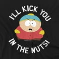thumbnail image 2 of South Park Kick You in The Nuts Unisex Adult T-Shirt, Black, Large, 2 of 6