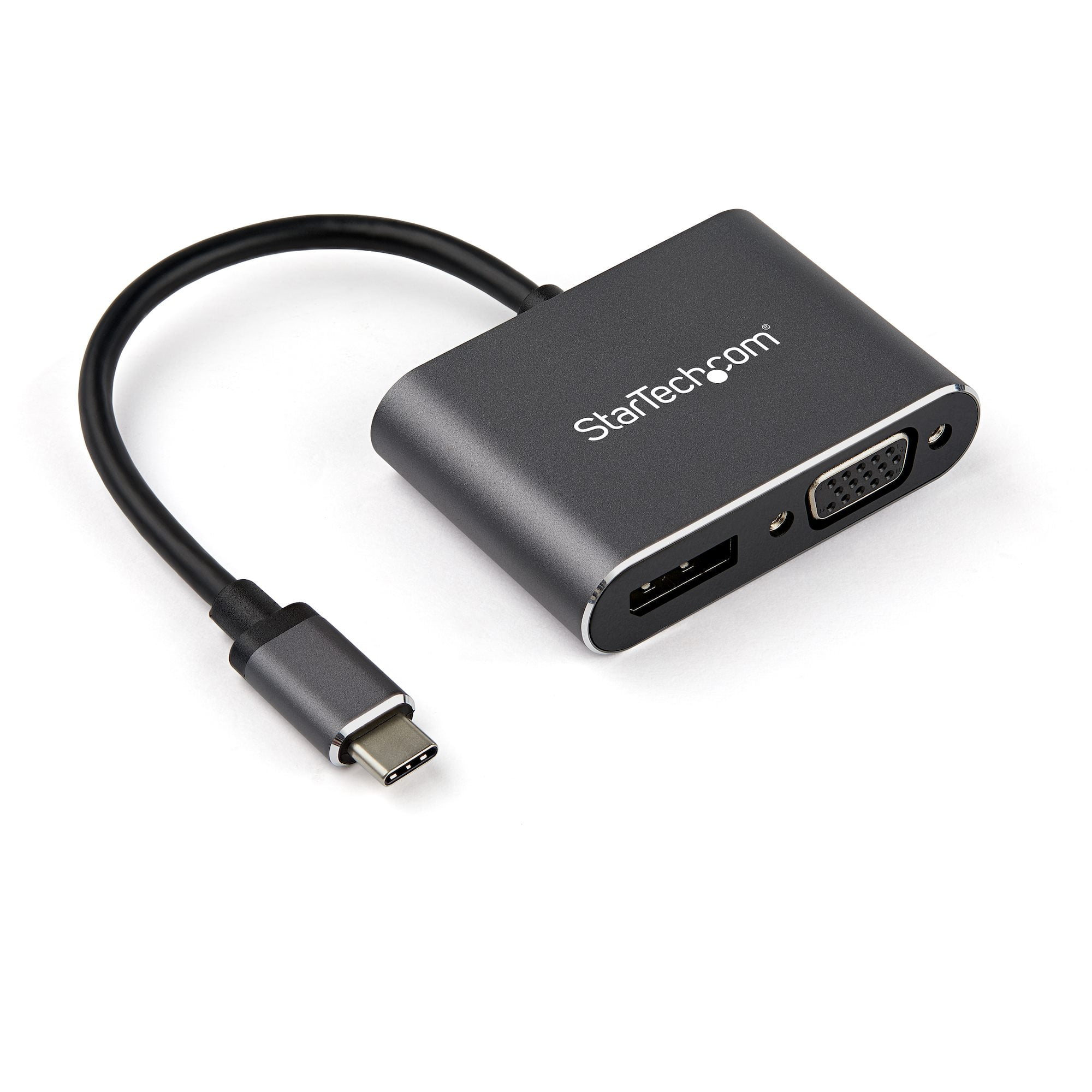 Startech Usb C Multiport Video Adapter Usbc To 4k 60hz Displayport 1.2 Or 1080p Vga Monitor