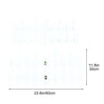 thumbnail image 3 of Christmas Tree Decoration Wooden Fence 1.2 Meter White Solid Wood Fence Christmas Fence, 3 of 9