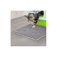thumbnail image 4 of Gray 30 40cm Litter Box Mat Waterproof Feeding/Litter Box Mat for Cat and Dog, 4 of 4