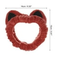 thumbnail image 4 of Unique Bargains Fashion Cartoon Cat Ears Headbands for Women 6.30"x5.91" 1 Pc Red, 4 of 6
