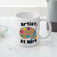 thumbnail image 5 of CafePress - Artist At Work - 20 Oz White Ceramic Mega Mug, 5 of 5