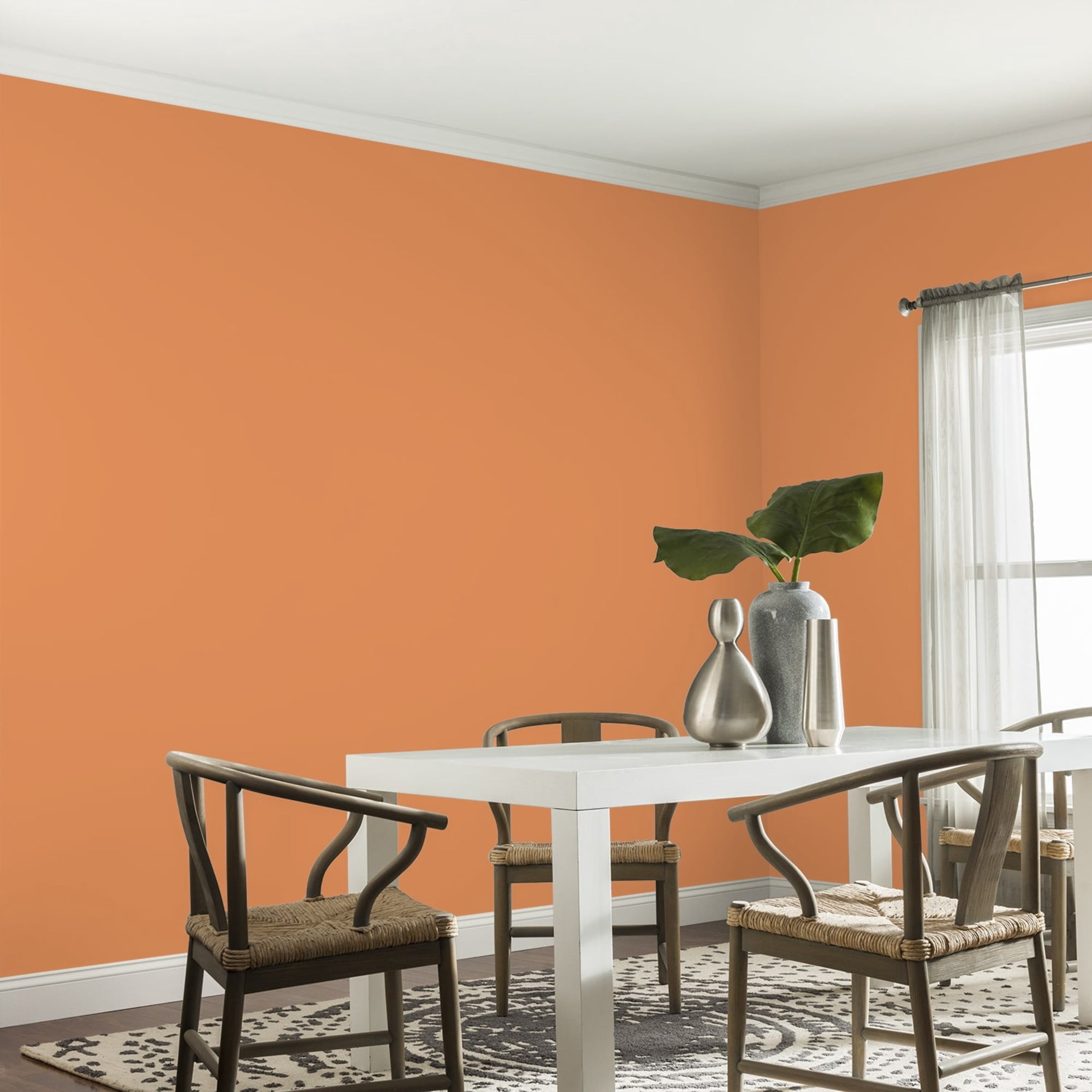 Glidden HEP Carrot Cake / Orange, Eggshell Interior Paint with Primer, 1 Gallon