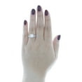 thumbnail image 5 of 14K White Gold Lab Created Solitaire Diamond Cushion Halo Bridal Set 1.50 CT, 5 of 5