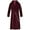 Maroon, variant on Men Smoking Robe Green Velvet Silk Warm Vintage Smoking Jacket Luxury Quilted Gebtlemen Cigar Robe 