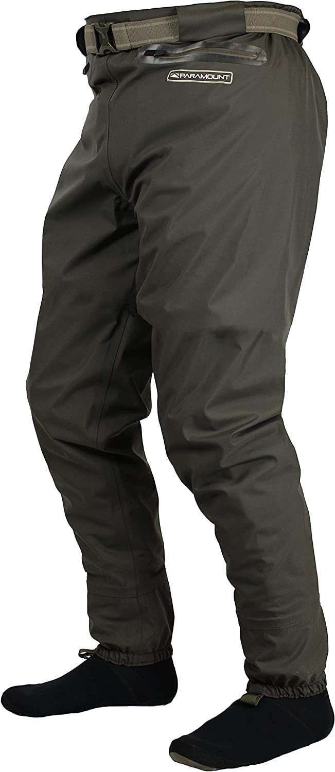 Paramount Outdoors Fast Eddy Men's Guide Pant Stockingfoot Breathable  Waders, Large 