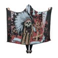 thumbnail image 3 of HATIART Hooded Blanket Skull Throw Blanket 50x60 inch, 3 of 3