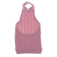 thumbnail image 2 of 1:3 BJD Pink Knit Backless Sweater Chaleco para SD Uncle Doll MSD Dress Up Zulema Vestido de chaleco sin espalda de muñeca, 2 of 8