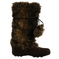 thumbnail image 4 of Talia-Hi Women Mukluk Faux Fur Boot Mid Calf Winter Snow Brown 7, 4 of 5