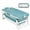 Blue, variant on Foldable Bathtub Portable Soaking Bath Tub for adult,Massage Roller, Hollow Hand Holes, Freestanding Large Collapsible Tub 51 inch