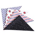 thumbnail image 2 of Zhuge Bandana para perros, 4 unidades, ligera, de secado rápido, mezcla de poliéster, bufandas triangulares, baberos, pañuelo ajustable para perros, regalo para mascotas, 24,8 pulgadas de largo, 2 of 3