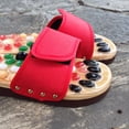 thumbnail image 1 of Zapatos de acupuntura para masaje de pies Qarigey rojo 43-44, 1 of 1