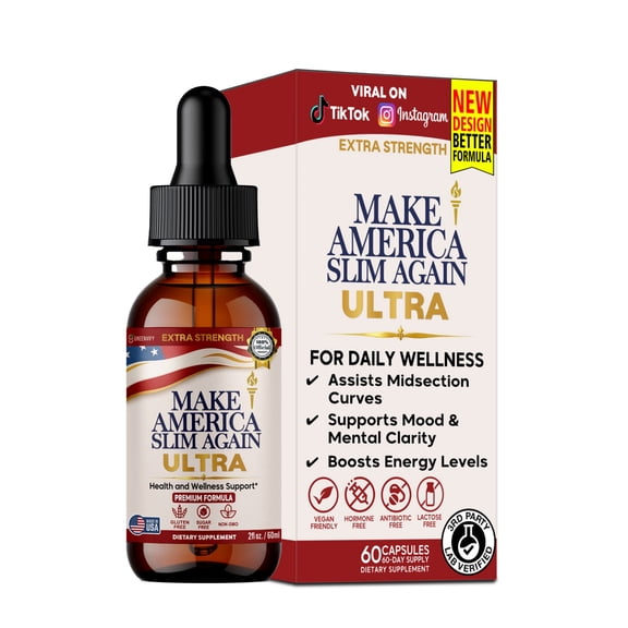 GreenVify Make America Slim Again Ultra – Metabolic & Active Lifestyle Wellness Support Dietary Supplement