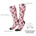 thumbnail image 5 of Picia Women Crew Soft Moisture-wicking Socks Makeup Pattern Design Cotton Socks, One Size fit All, 5 of 9