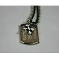 thumbnail image 6 of NASCAR RACING FLAG NECKLACE STAINLESS STEEL  DOG TAG PENDANT FREE ENGRAVING, 6 of 9
