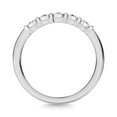 thumbnail image 6 of Diamond Illusion Band 1/6 ct tw Round-cut in 10K White Gold, 6 of 7