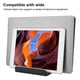 thumbnail image 3 of Adjustable and versatile vertical laptop stand in aluminum, black, 3 of 4