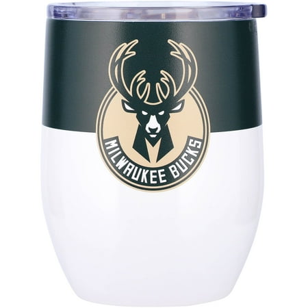 

Milwaukee Bucks 16oz. Colorblock Stainless Steel Curved Tumbler