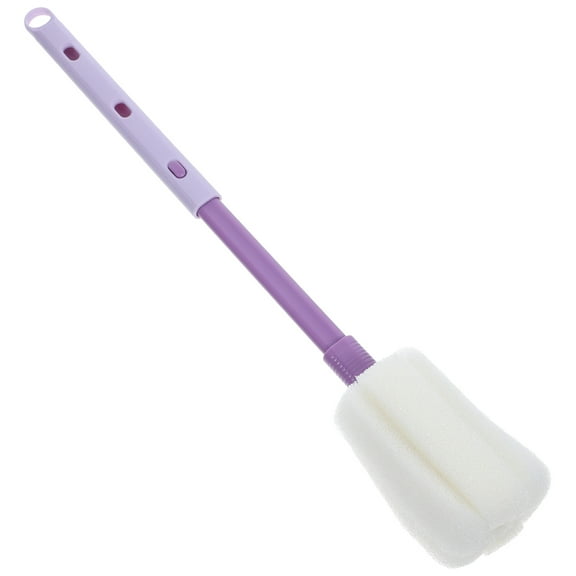 WHAMVOX  Household Bottle Brush for Cup Cleaning Kitchen Dishwashing Travel Baby Purple