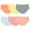 Sunrise Pastel, variant on INNERSY Women's Cotton Hipsters Soft Breathable Underwear for Daily Comfort 6 Pack(S,Ocean Canvas)