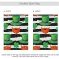 thumbnail image 3 of SKYSONIC Green Clover Leprechaun Double-Sided Printed Garden House Sports Flag-12x18(in)-Polyester Decorative Flags for Courtyard Garden Flowerpot, 3 of 6