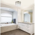 thumbnail image 2 of Elegant Lighting Sydney 16" 3 Light Royal Crystal Flush Mount, 2 of 9