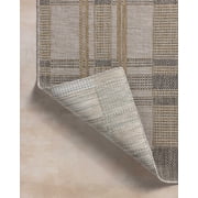 Loloi Birch Bone / Gold 18 x 18 Indoor/Outdoor Sample Rug
