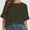 Army green, variant on Women's Oversized T Shirts Short Sleeve Crewneck Summer Tops Casual Loose Basic Tee Shirts Trendy Clothes