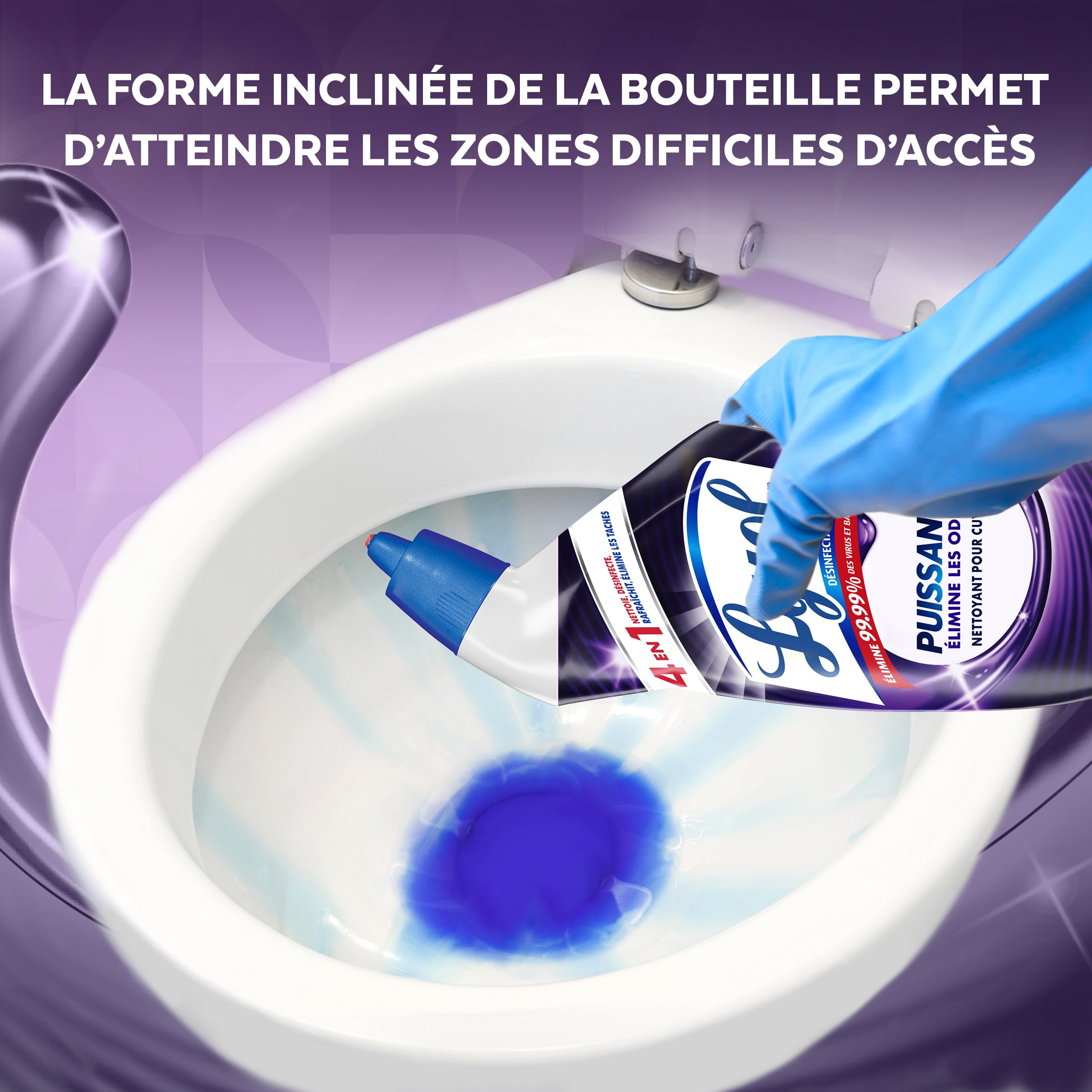 Lysol® Toilet Bowl Cleaner - Power + Odour Fighting Fresh Scent, 710 mL