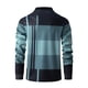 thumbnail image 4 of pstuiky camisetas de manga larga para hombre, Camisa de manga larga con solapa y botones de tela holgada con diseño de patchwork para hombre tops de invierno para hombre s, 4 of 8