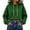 Green, variant on CQONEPT Womens Cropped Hoodies Long Sleeve Casual Pullover Hoodie Sweatshirt Casual Soft Lounge Streetwear Fall Fashion Hooded Outfit