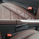 thumbnail image 4 of 2x relleno para huecos de asiento de coche, evita que las cosas se caigan, suave, cómodo, impermeable, Simple y elegante, bloqueador de caídas, Negro, 4 of 8