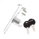thumbnail image 4 of 2X Cerradura de Vitrina Cerradura para Puerta Corrediza de Vidrio Cerradura de Trinquete Cerradura del Gabinete de Vidrio de Seguridad con 4 Llaves, 4 of 5